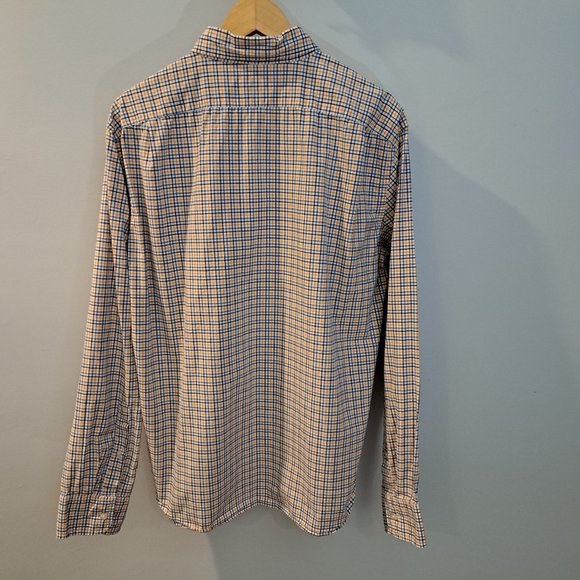 J. Crew Slim Fit men's extra large long sleeve button down plaid shirt - Picture 3 of 12